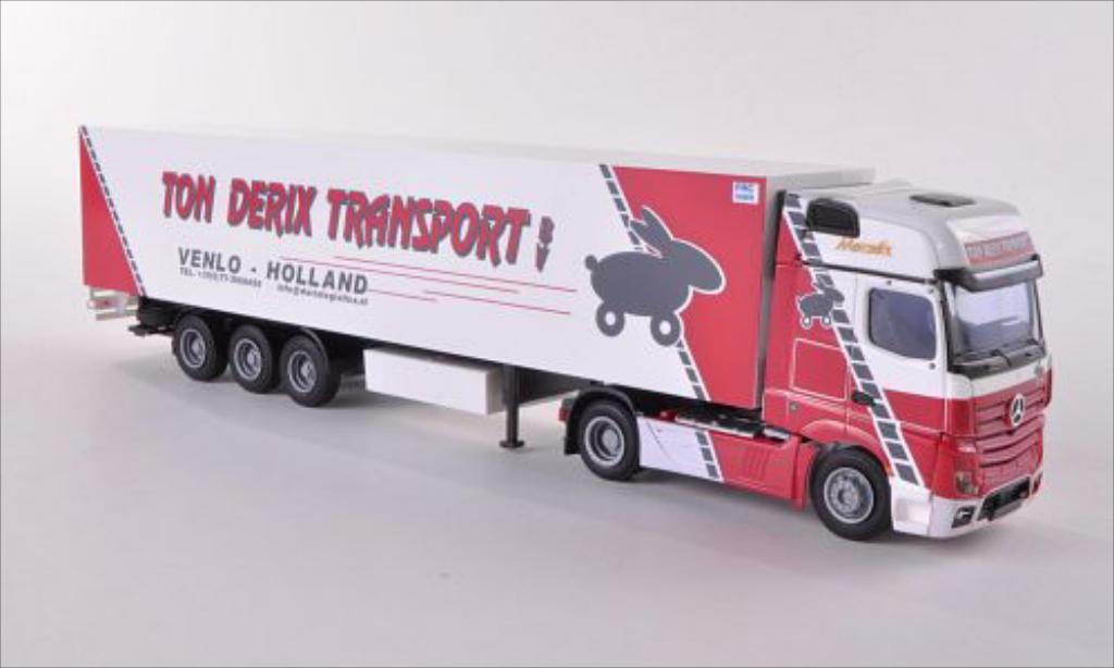 Mercedes Actros 1/87 AWM 2 Giga./Aerop. Kuhl-KSZ Ton Derix modellino in miniatura