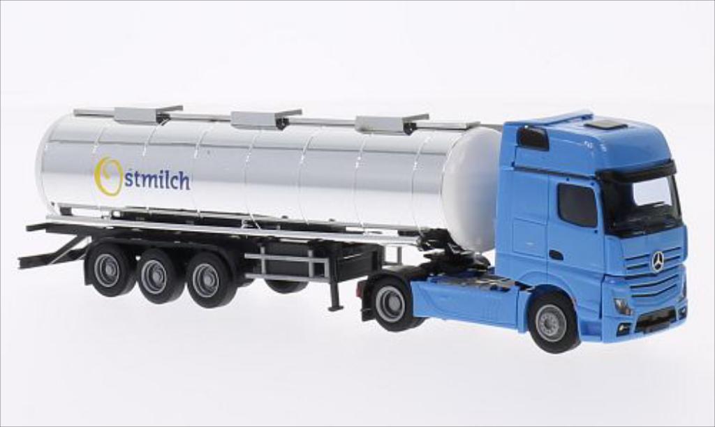 Mercedes Actros 1/87 AWM 2 Giga./Aerop. Ostmilch (H)Tank-SZ modellino in miniatura