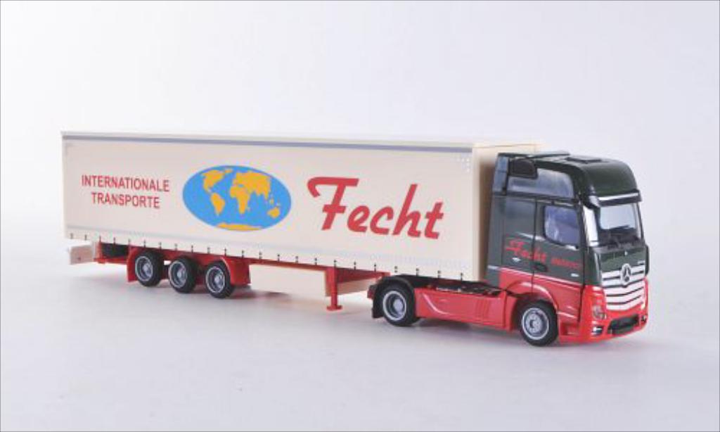 Mercedes Actros 1/87 AWM 2 Giga. Fecht Aerop.-G-KSZ modellino in miniatura