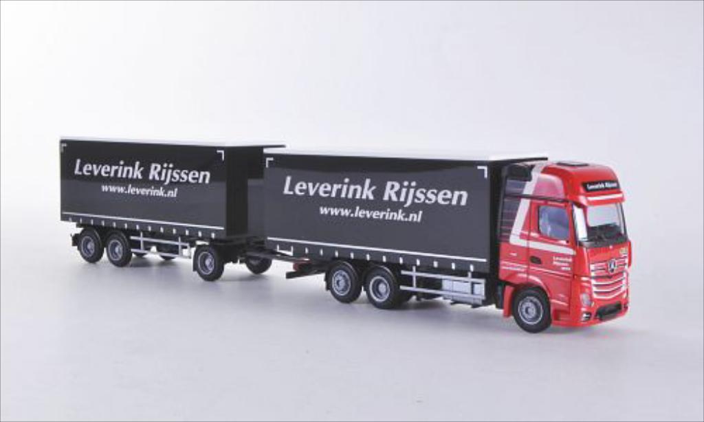 Mercedes Actros 1/87 AWM 2 Giga. Leverink Rijssen (NL) G-KHZ modellino in miniatura