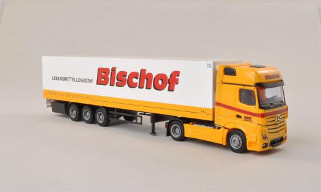 Mercedes Actros 1/87 AWM 2 Gigaliner Bischof (AT) Kuhlkoffer-SZ modellino in miniatura