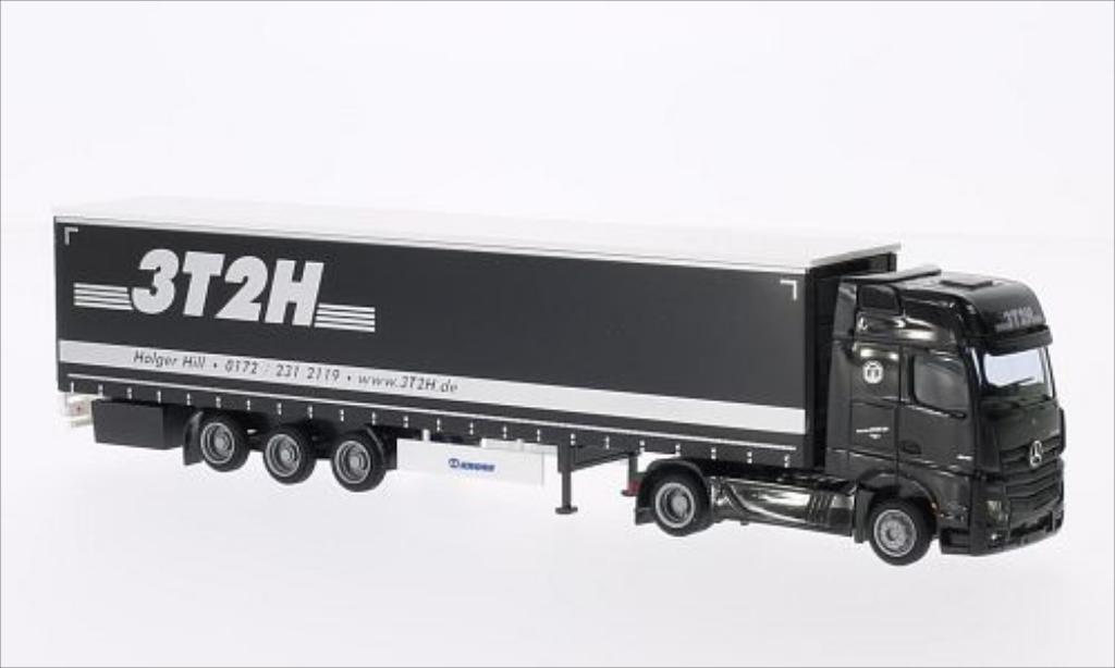 Mercedes Actros 1/87 AWM 2 Gigaspace 3T2H Mega-Gardinenplanen-SZ modellino in miniatura