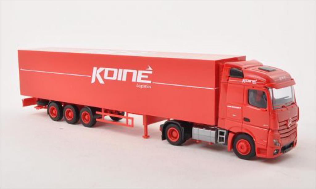 Mercedes Actros 1/87 AWM 2 Streamspace./Aerop. Koine Kuhl-KSZ modellino in miniatura