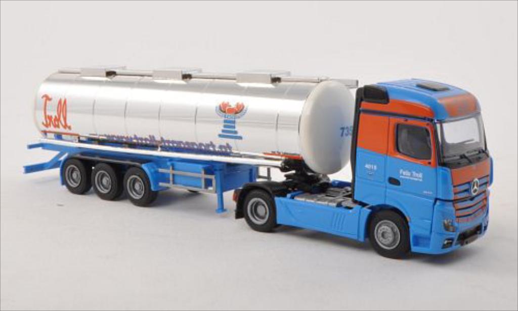 Mercedes Actros 1/87 AWM 2 Streamspace Felix Troll (A) Tank-SZ modellino in miniatura
