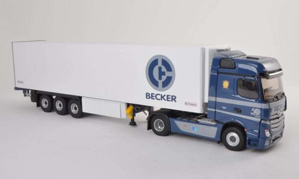 Mercedes Actros 1/43 Eligor 2 Transports Becker Kuhlkoffer-SZ modellino in miniatura