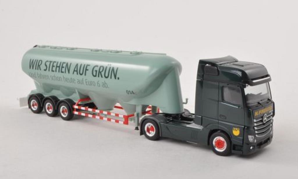 Mercedes Actros 1/87 Herpa Bigspace Freund Eutersilo-SZ modellino in miniatura