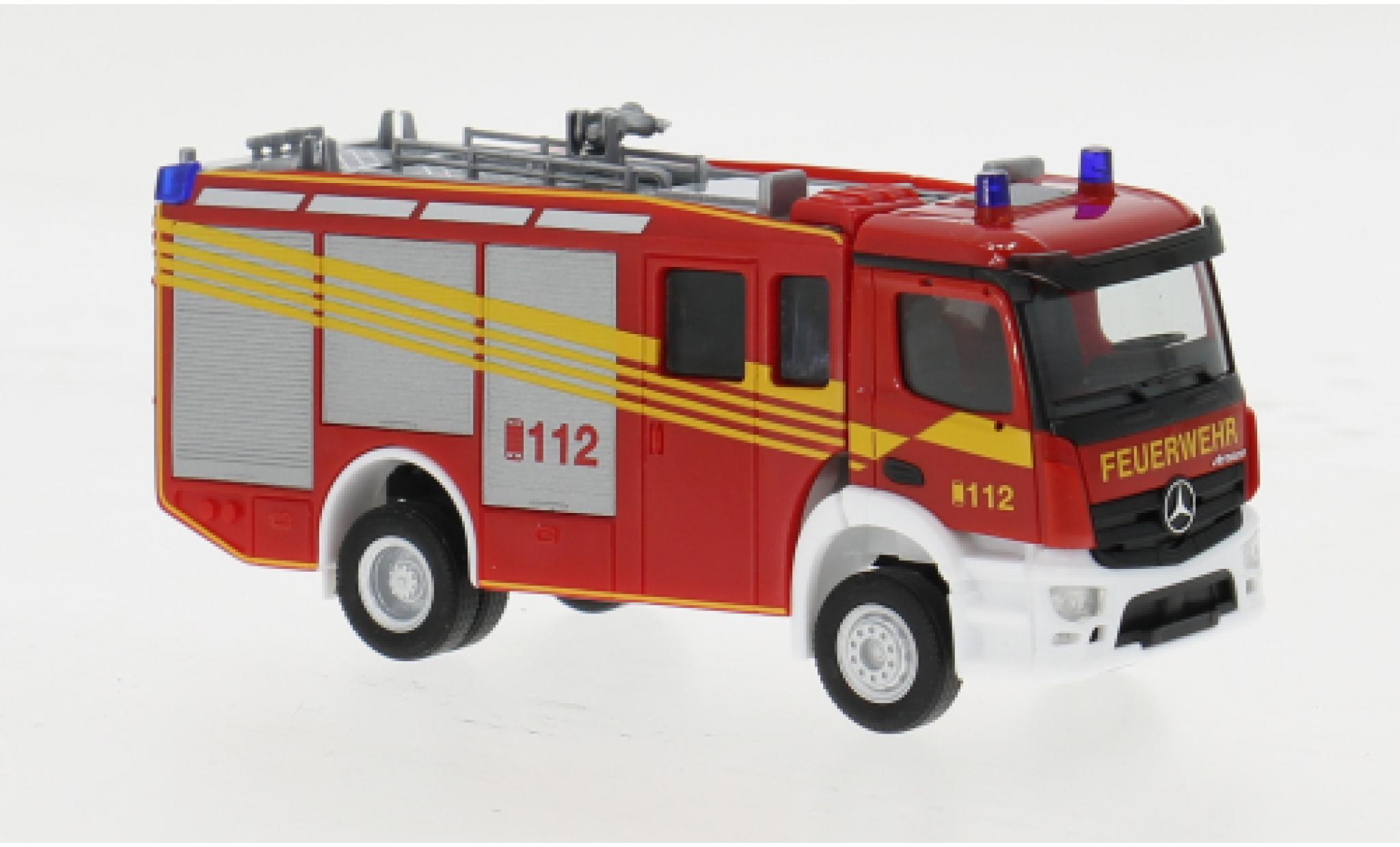 Mercedes Actros 1/87 Herpa Feuerwehr 1:87 modellino in miniatura