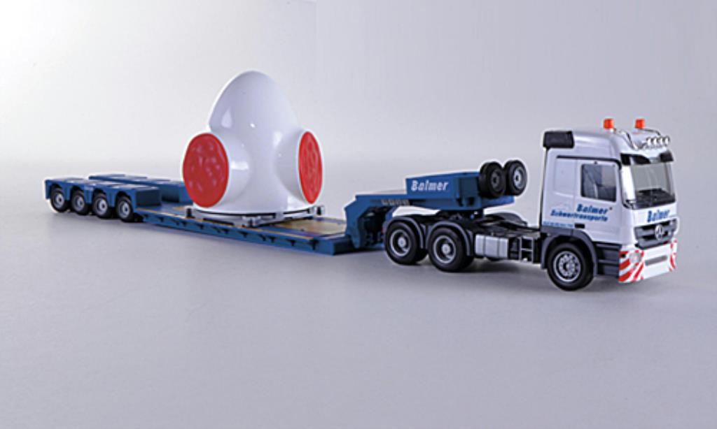 Mercedes Actros 1/87 Herpa L 02 Balmer Tieflade-SZ mit Nabe modellino in miniatura