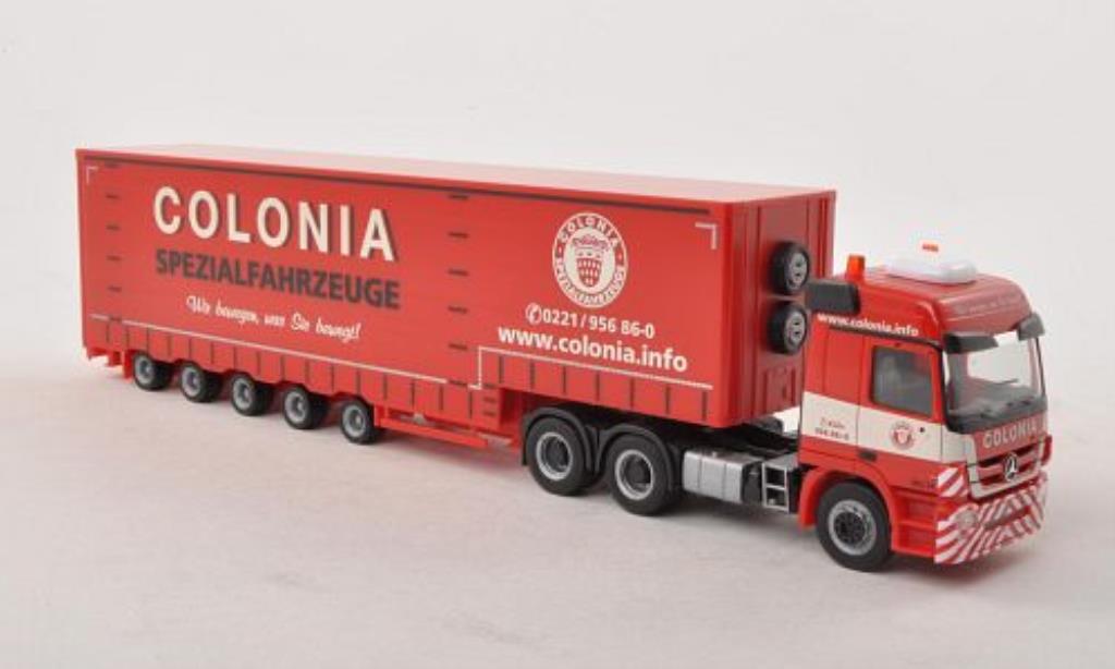 Mercedes Actros 1/87 Herpa L 08 Colonia Volumen-SZ modellino in miniatura