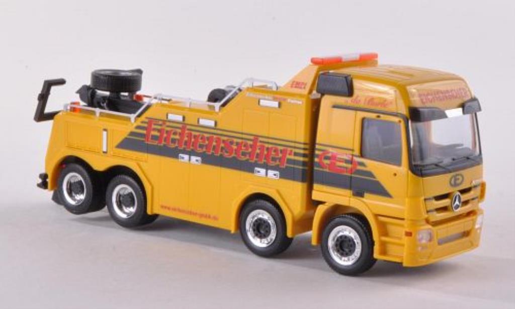 Mercedes Actros 1/87 Herpa L 08 Eichenseher Empl Bison Bergefahrzeug modellino in miniatura