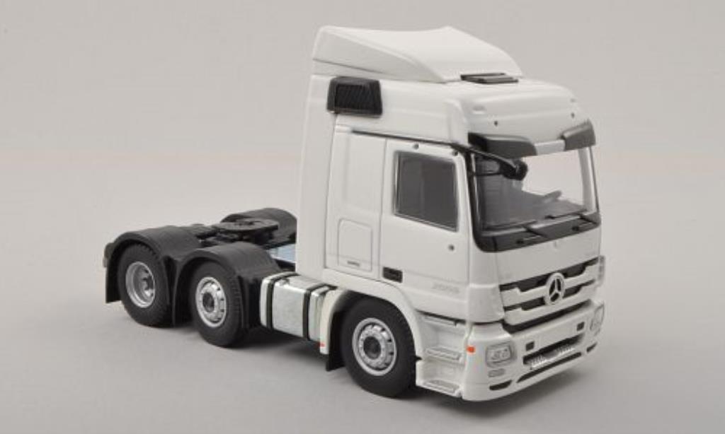 Mercedes Actros 1/50 Tekno L MP3 bianco 6x2 Zugmaschine modellino in miniatura