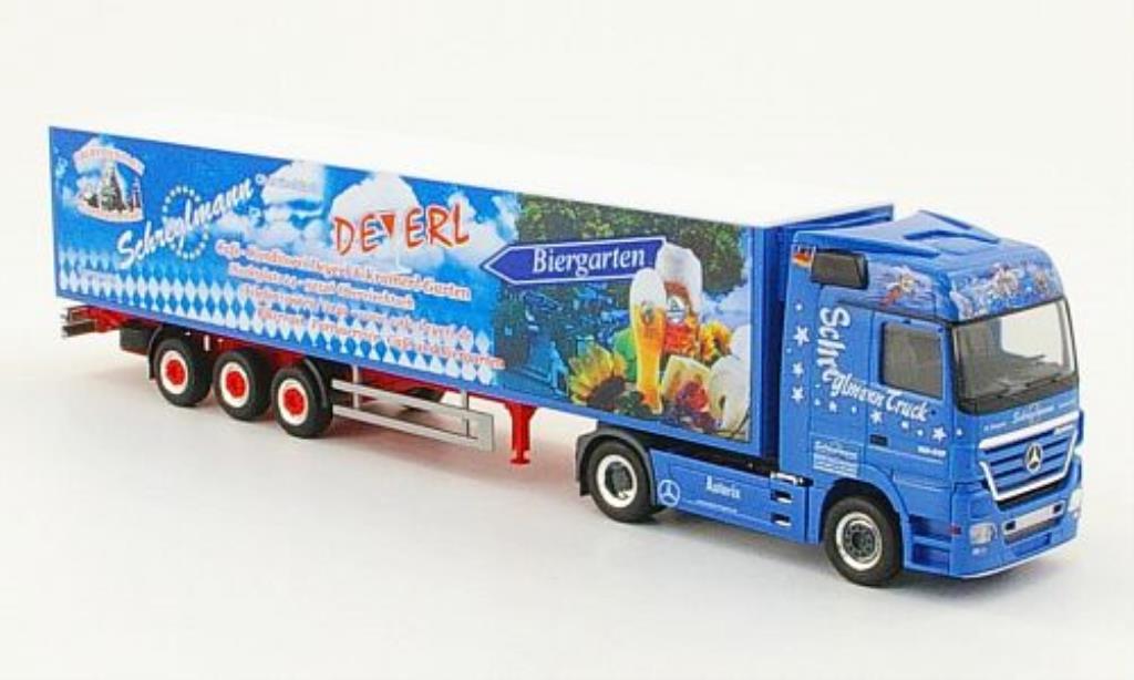 Mercedes Actros 1/87 Herpa LH 02 Schreglmann / Deyerl modellino in miniatura