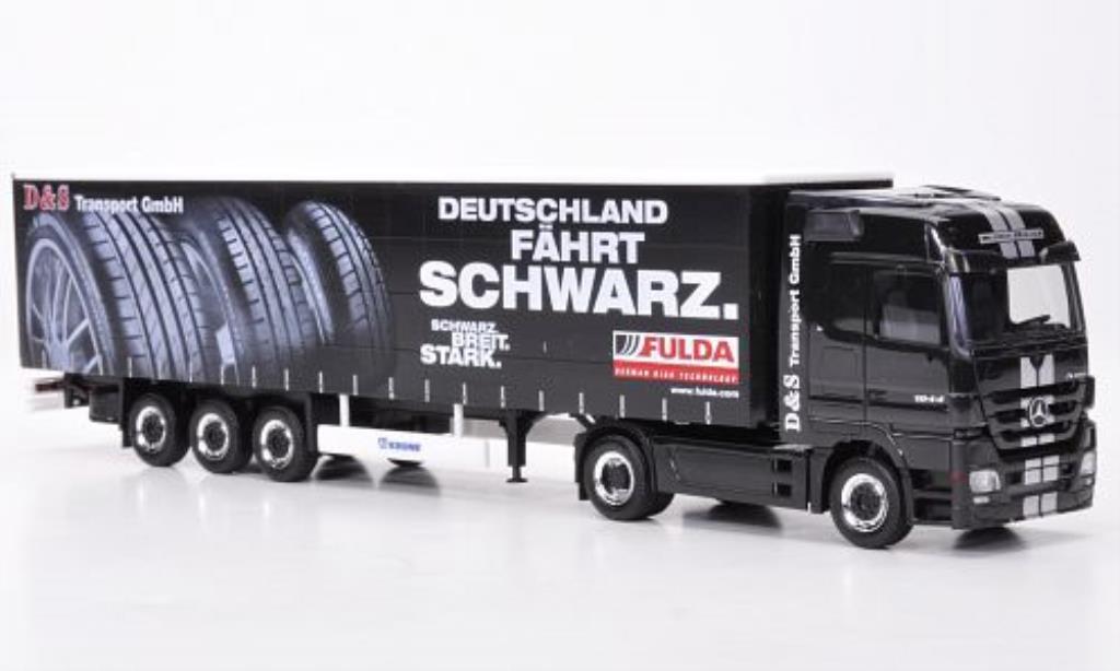Mercedes Actros 1/87 Herpa LH 08 Gardinenplanen-SZ Fulda modellino in miniatura