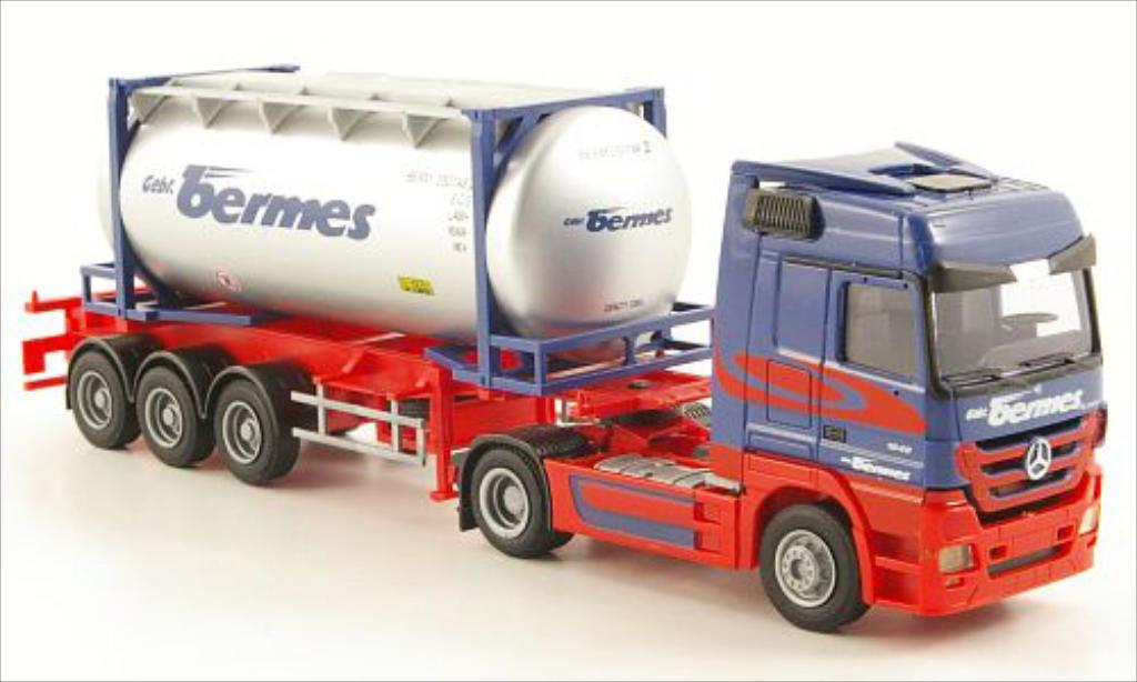 Mercedes Actros 1/87 AWM LH/Aerop Gebr.Bermes Tank-SZ modellino in miniatura