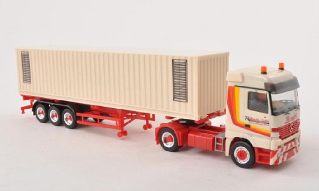 Mercedes Actros 1/87 Herpa LH Barth Container-SZ modellino in miniatura