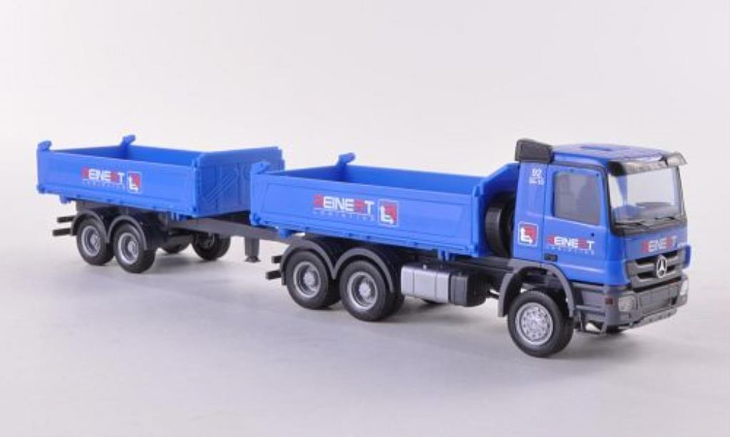 Mercedes Actros 1/87 Herpa M 08 Reinert Logistics Meiller-Kipper-HZ modellino in miniatura