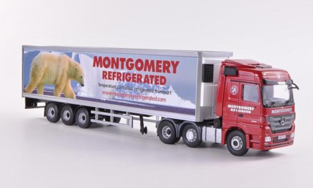 Mercedes Actros 1/50 Corgi Montgomery Refrigerated Kuhlkoffer-SZ modellino in miniatura