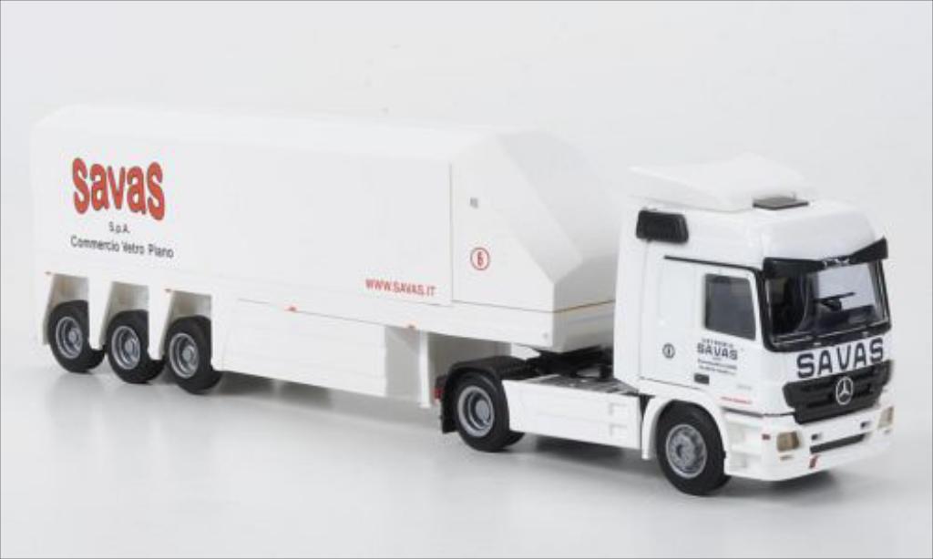 Mercedes Actros 1/87 AWM MP 3 L Aerop. Savas modellino in miniatura
