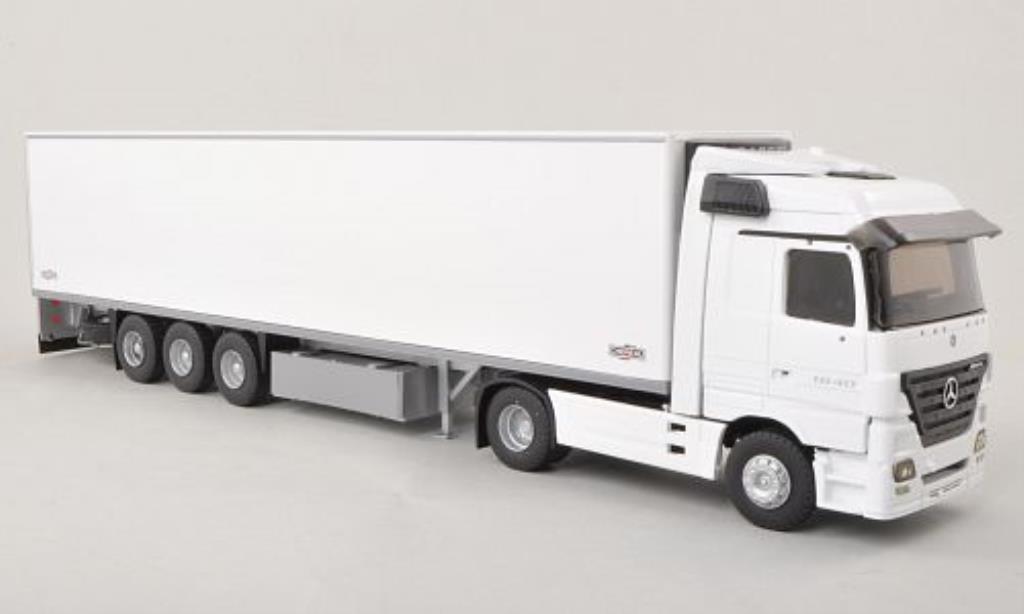Mercedes Actros 1/43 Eligor MP2 Kuhlkoffer-SZ. bianco modellino in miniatura