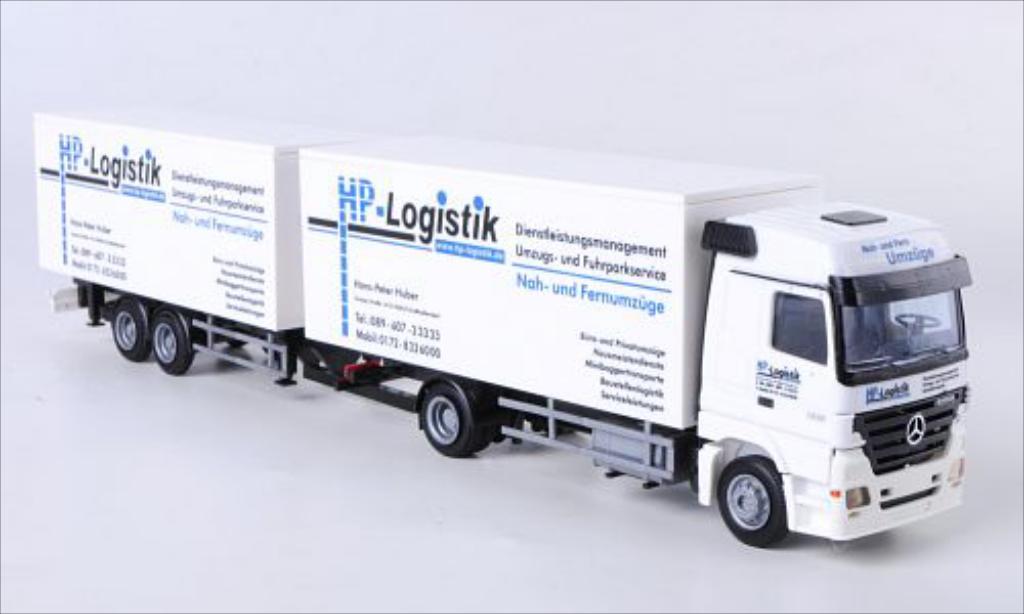Mercedes Actros 1/87 AWM MP2-LH KTaHZ HP Logistik modellino in miniatura