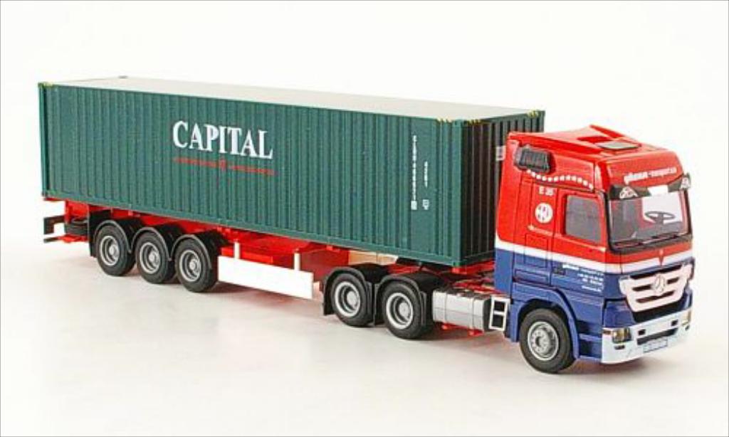 Mercedes Actros 1/87 AWM MP3 ERA Transport Container-SZ modellino in miniatura