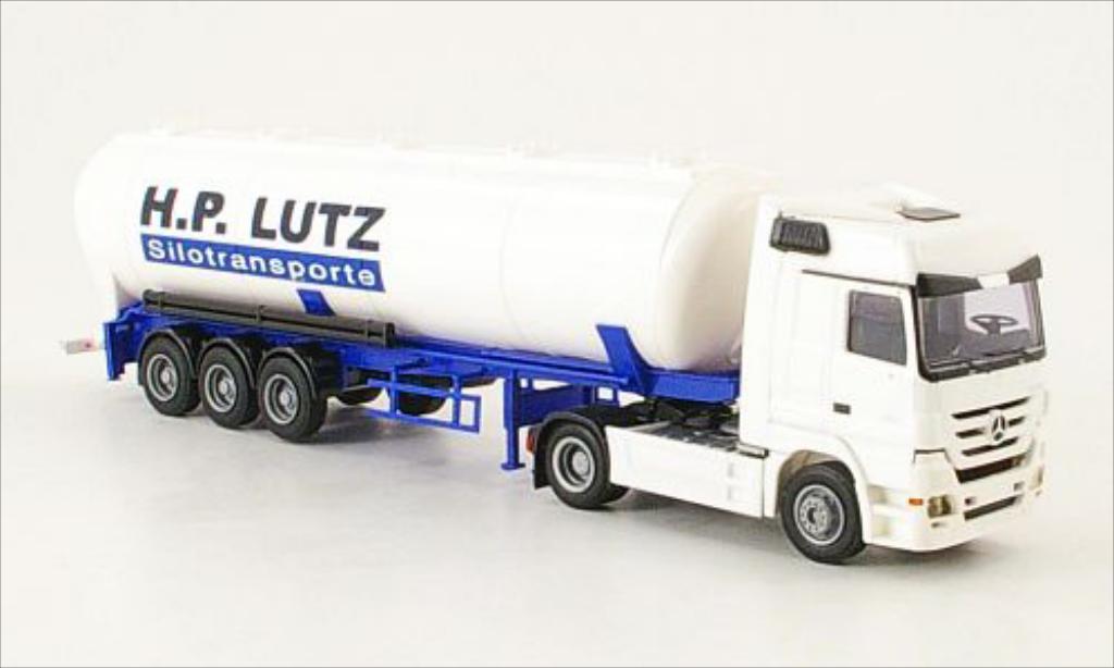 Mercedes Actros 1/87 AWM MP3 H.P. Lutz Silo-SZ modellino in miniatura
