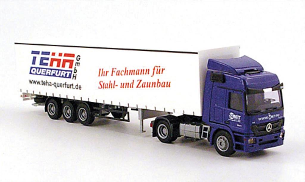 Mercedes Actros 1/87 AWM MP3 L/Aerop. Senit / TEHA G-KSZ modellino in miniatura