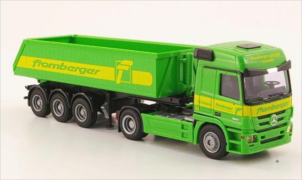 Mercedes Actros 1/87 AWM MP3 L Fromberger Eckmulden-SZ modellino in miniatura