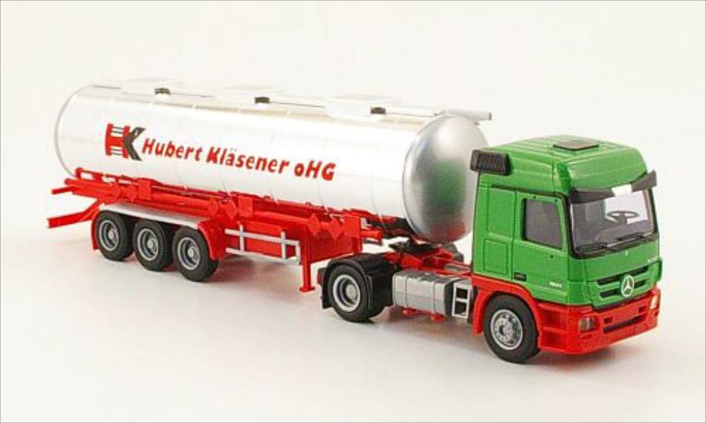 Mercedes Actros 1/87 AWM MP3 L Klasener Tank-SZ modellino in miniatura