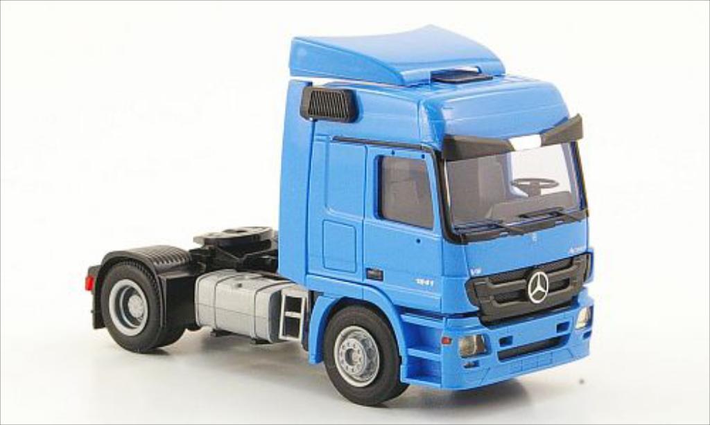 Mercedes Actros 1/87 AWM MP3 L mit Windleitblechen blu modellino in miniatura