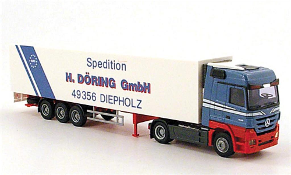 Mercedes Actros 1/87 AWM MP3 LH/Aerop. Doring Kuhl-KSZ modellino in miniatura
