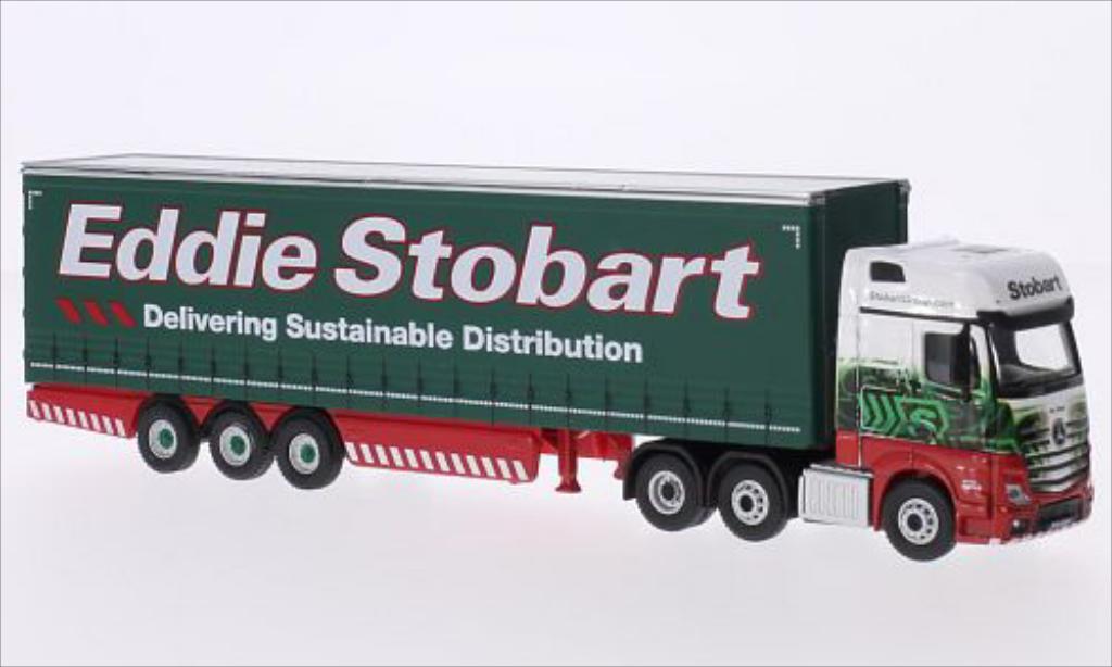 Mercedes Actros 1/76 Oxford MP4 GSC RHD Eddie Stobart modellino in miniatura