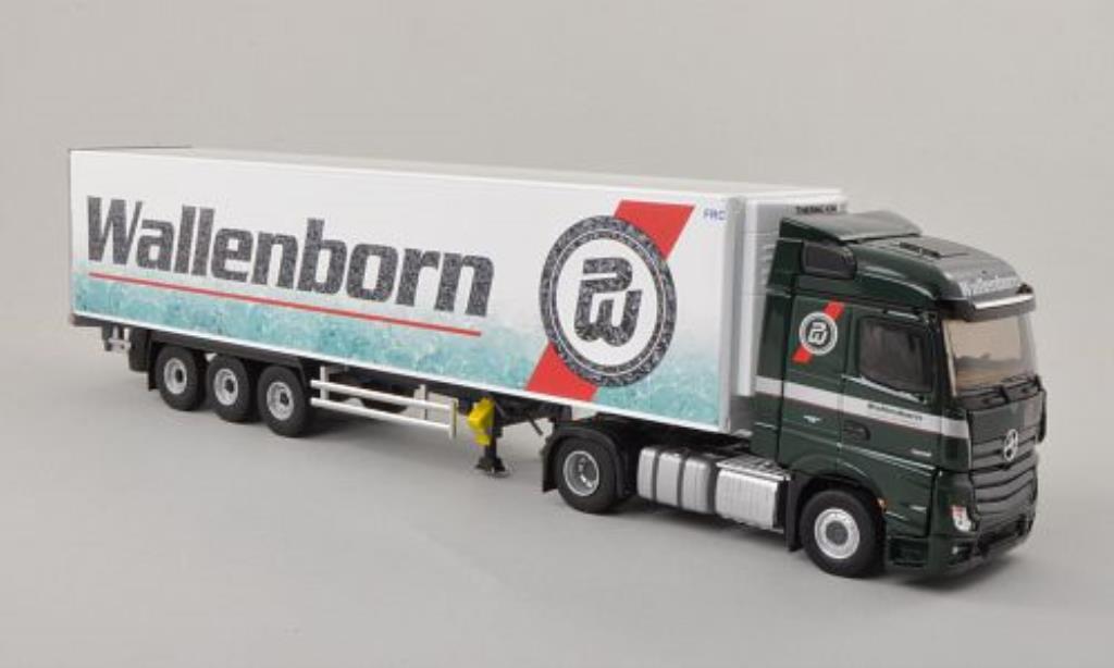 Mercedes Actros 1/43 Eligor MP4 StreamSpace Wallenborn Kuhlkoffer-SZ modellino in miniatura
