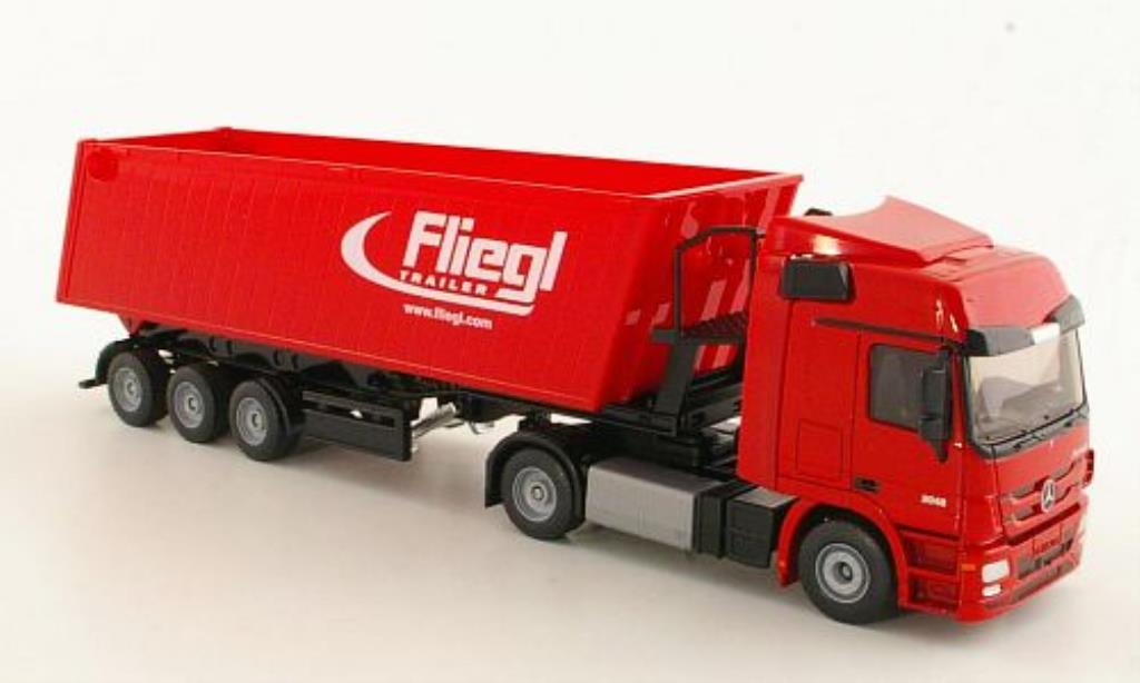 Mercedes Actros 1/50 Siku Muldenkipper Fliegl modellino in miniatura