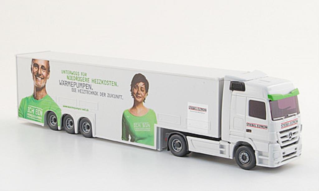 Mercedes Actros 1/87 Wiking Stiebel Eltron Grossauflieger modellino in miniatura