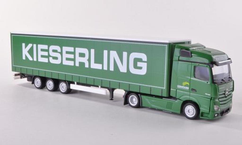 Mercedes Actros 1/87 Herpa Streamspace 2.5 Kieserling Lowlinerplanen-SZ modellino in miniatura