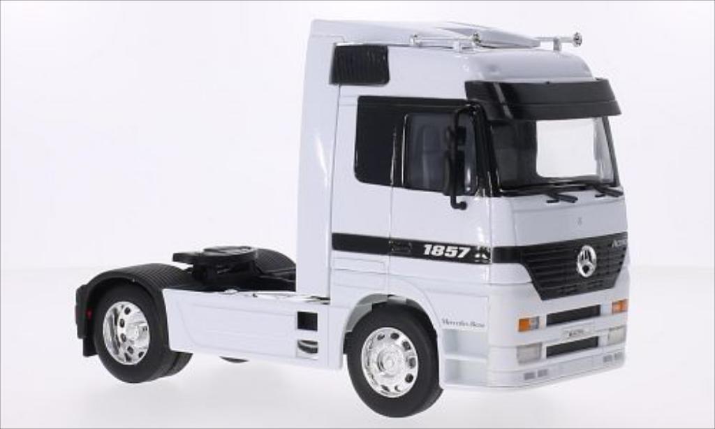 Mercedes Actros 1/32 Welly bianco modellino in miniatura