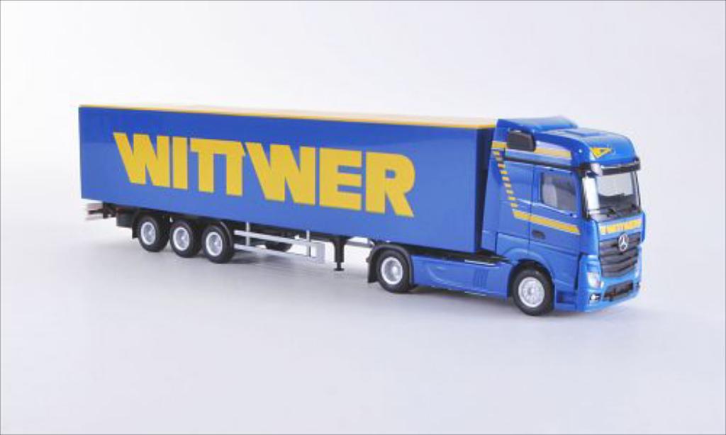 Mercedes Actros 1/87 Herpa Wittwer modellino in miniatura