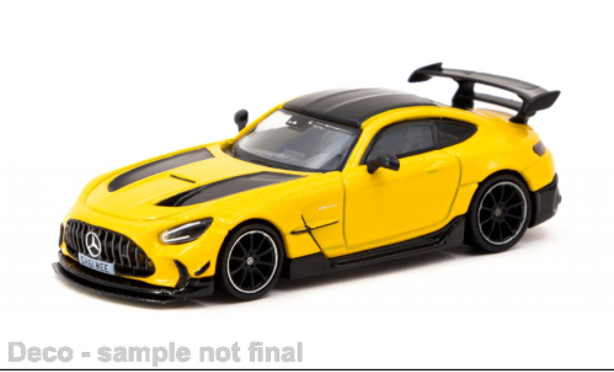Mercedes AMG GT 1/64 Tarmac Works gelb 1:64 modellino in miniatura