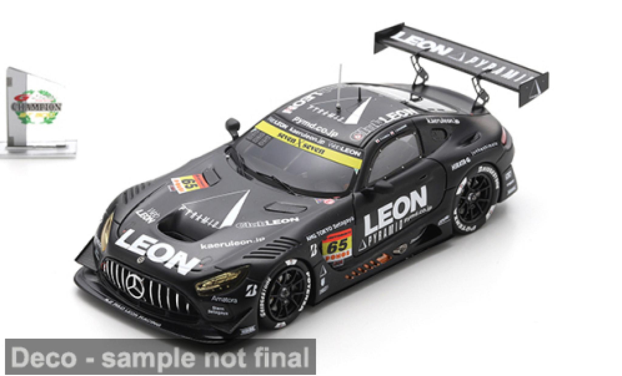 Mercedes AMG GT 1/43 Spark 3 EVO Super GT 2025 K2 R&amp;D LEON Racing #65 N.Gamou/T.Suganami 1:43 modellino in miniatura
