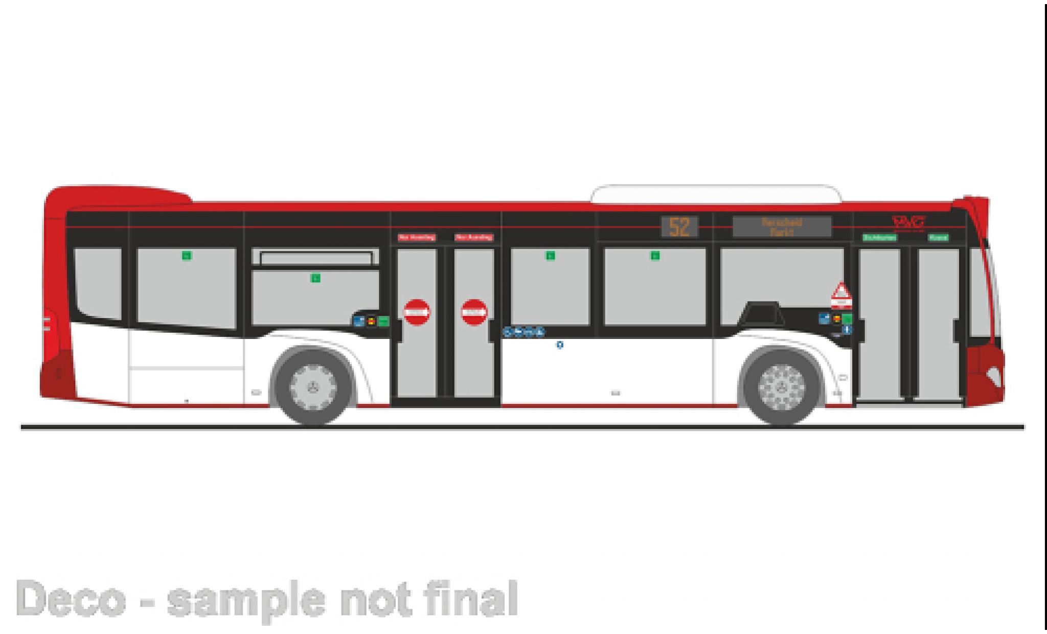 Mercedes Citaro 1/87 Rietze 15 MVG Lüden 1:87 modellino in miniatura