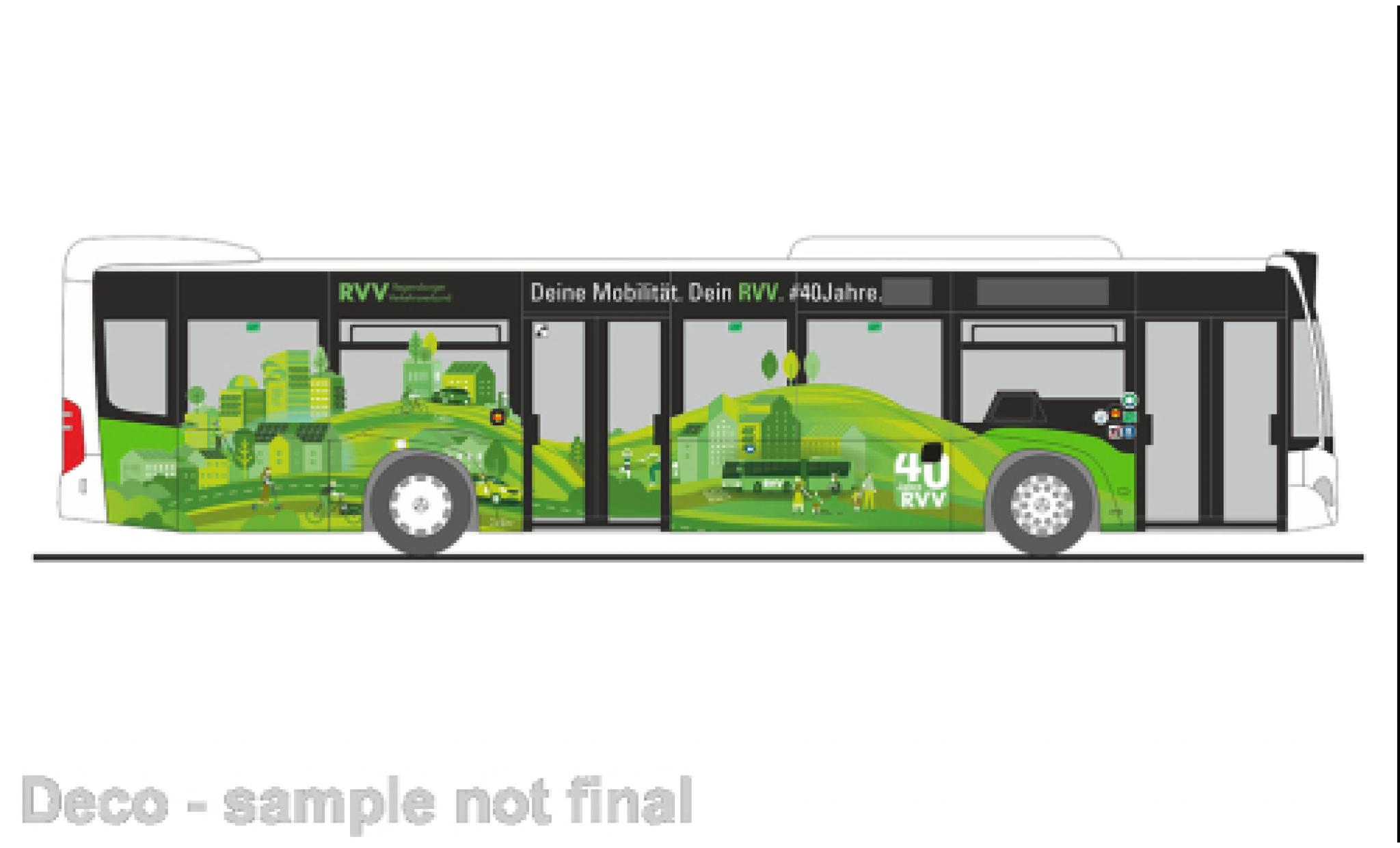 Mercedes Citaro 1/87 Rietze 40 Jahre 1:87 modellino in miniatura