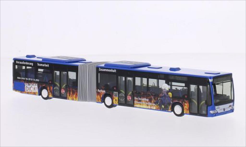 Mercedes Citaro 1/87 Rietze G E4 Stadtwerke Heilbronn - FW Heilbronn modellino in miniatura