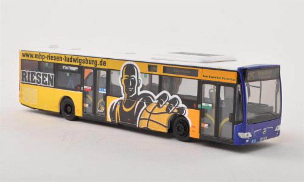 Mercedes Citaro 1/87 Rietze Rhein-Neckar Riesen - Ludwigsburg modellino in miniatura