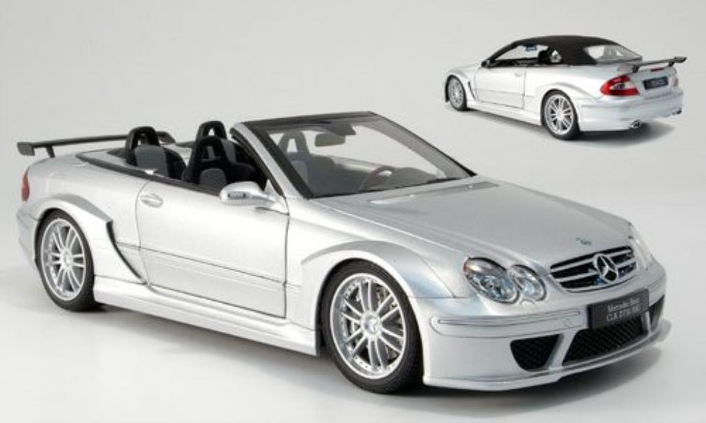 Mercedes Classe CL DTM 1/18 Kyosho K DTM AMG Cabriolet grigio modellino in miniatura