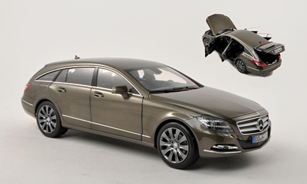 Mercedes Classe CLS 1/18 Norev 500 Shooting Brake (X218) grigio HQ 2012 modellino in miniatura