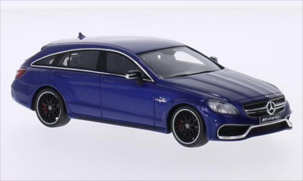 Mercedes Classe S 1/43 Spark Classe CLS 63 AMG Shooting Brake metallico blu 2014 modellino in miniatura