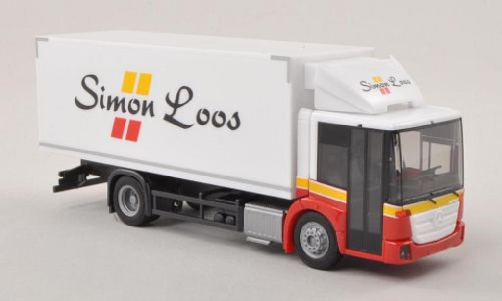 Mercedes Econic 1/87 Herpa 13 Simon Loos (NL) Kuhlkoffer-LKW modellino in miniatura