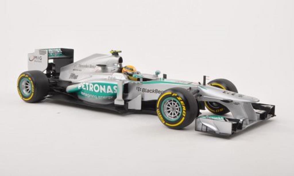 Mercedes F1 1/18 Minichamps W04 No.10 Petronas -Saison 2013 modellino in miniatura