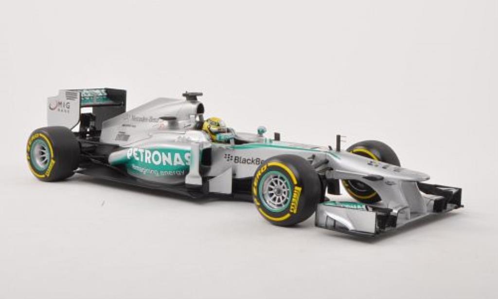 Mercedes F1 1/18 Minichamps W04No.9 Petronas -Saison 2013 modellino in miniatura